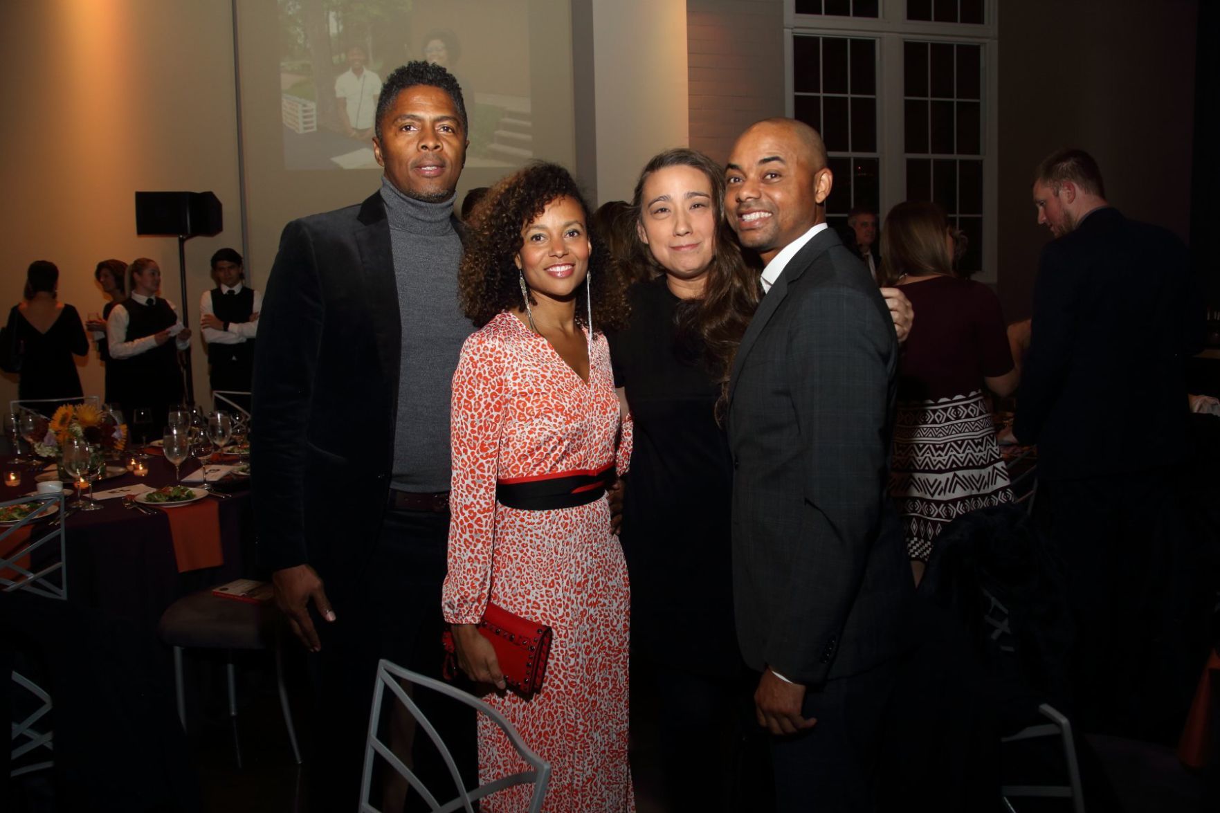 Therron and Angelique Joshph, Angela and Lyndon Warner
